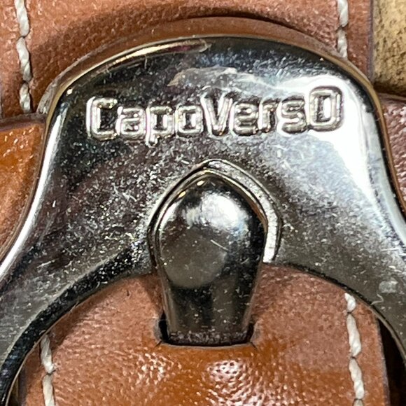 CAPO VERSO Floral Suede Shoulder Quality Bag made in Italy - Picture 5 of 7